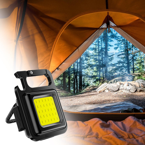 Imán Cob Linterna Antorcha Impermeable Usb Recargable Para