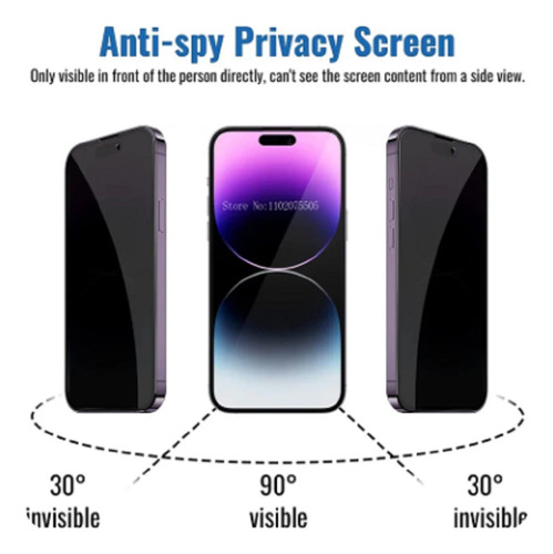 Película 3d Privacidade Para iPhone 7 8 X Xr 11 12 13 14 15