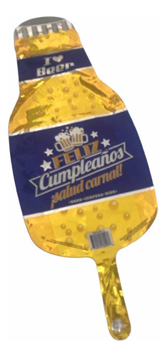4 Globos Cumpleaños Botella Cerveza Beer Centro Mesa 14in