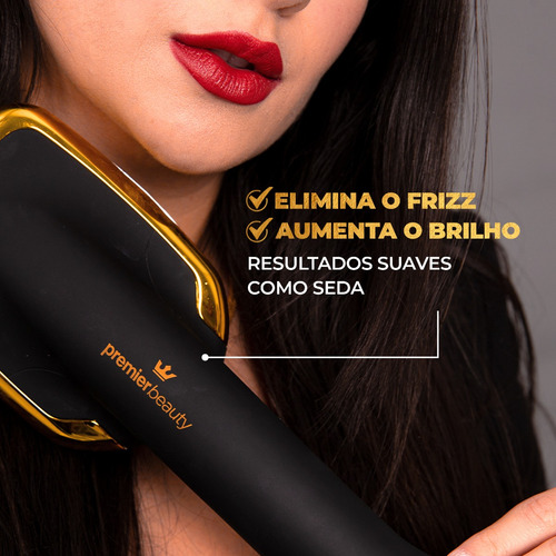 Escova Secadora Modeladora 3 Em 1 Premier One - Roxa