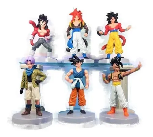 Figura Mu eco Juguete Dragon Ball Set 6 Z Super Goku Mas Cuotas