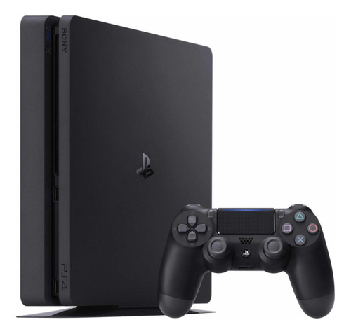 Sony Playstation 4 Slim 1tb Color Negro Azabache (Reacondicionado)