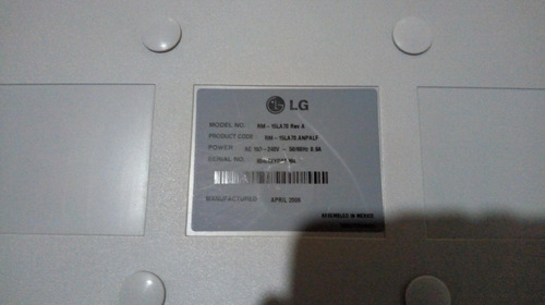 Tv LG Video, Pc Monitor, Dvd Daewoo Player + 50 Películas. (Usado)