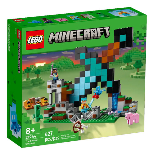 Lego Minecraft La Fortificación-espada Esqueleto Cabaña Abej