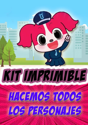 Candy Bar Kit Imprimible Cumpleaños Papillon Sherifflabrador