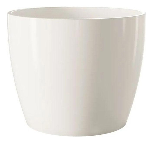 Vaso Cerâmico Cachepô Munique 16 Branco - Japi