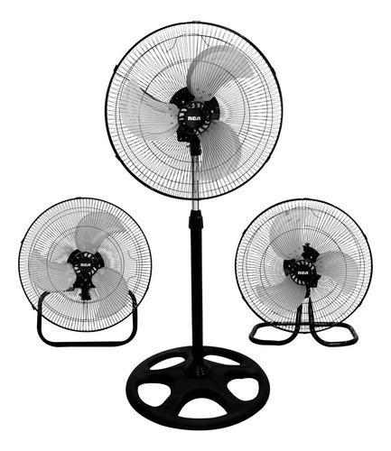 Ventilador De Pedestal Rca 3 En 1 De 18 Pulgadas Rc-18b3 Est