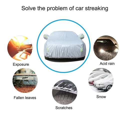 Imagen 5 de 6 de Pijama Para Carro Cubre Autos Con Capa De Algodón Talla M