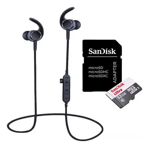 Fone De Ouvido Intra Auricular Bluetooth Cart o Mem ria