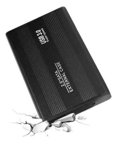 Disco duro externo Pocket Pyx One USB 3.0 de 320 GB, color negro