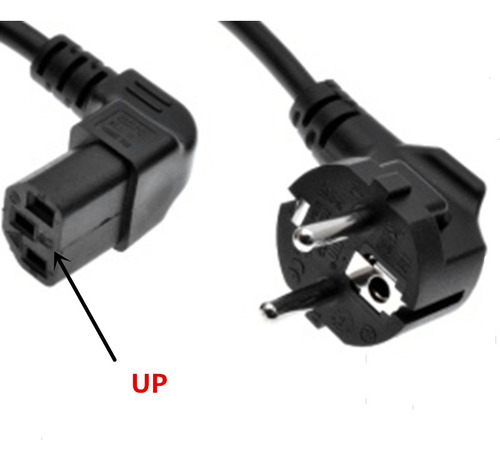 Cable De Alimentación Eu Pdu Ac, Enchufe Macho Europeo De 3