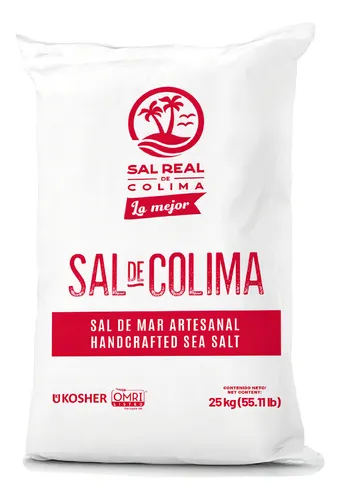 comprar Sal De Mar En Grano Natural Sal Real De Colima Costal 25 Kg