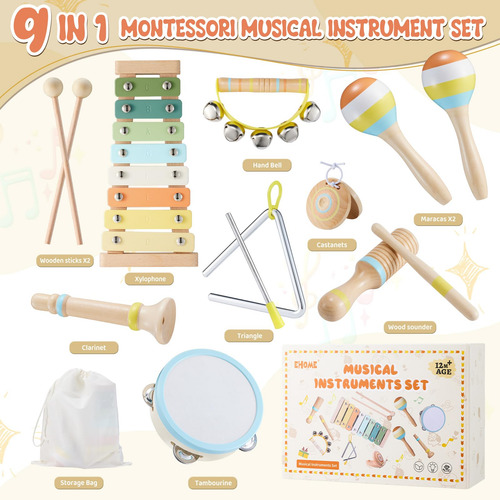 Instrumentos Musicales Para Bebés Juguetes Musicales Montess
