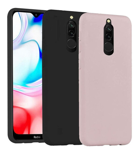 Protector Silicona Similar Original Xiaomi Redmi 8 Febo