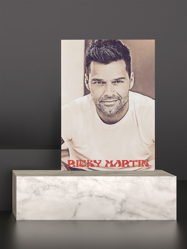 Cuadro Moderno Ricky Martin Mural Chic Full Hd
