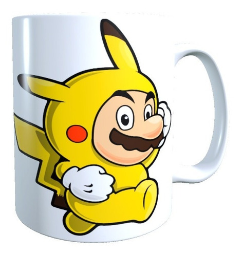 Taza - Tazón Diseño Pikachu - Super Mario 320 Cc