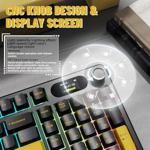 Teclado Mecánico Inalámbrico Para Juegos Attack Shark X98 Pr