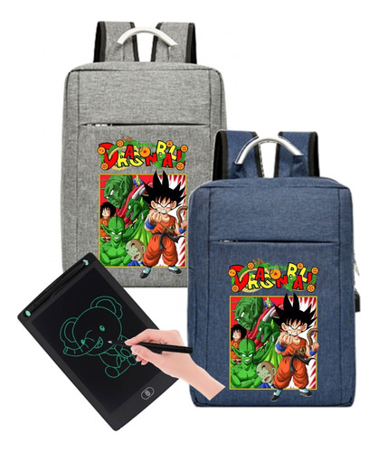 Morral Dragon Ball Z Maletin Combo Incluye Tableta