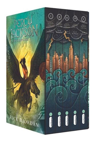 Imagem 1 de 1 de Livro Box Percy Jackson E Os Olimpianos Rick Riordan