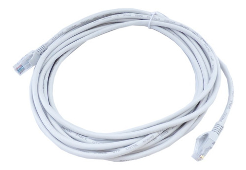 Imagen 3 de 8 de Cable De Red 5 Metros Utp Internet Rj45 Modem Tv Smart Gris