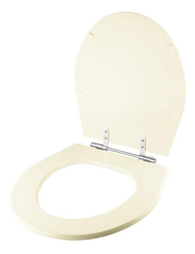 Assento Sanitário Poliéster Ritz Creme Para Louça Deca