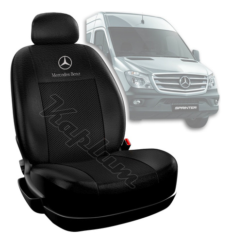 Fundas Cubre Asientos Cuero Ecologico Mercedes Sprinter 12+1