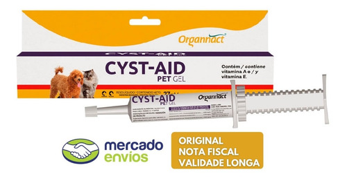 Cyst Aid Pet Gel 35gramas - Suplemento Renal Caes E Gatos