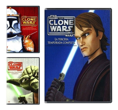 The Clone Wars La Guerra De Los Clones Temporadas 1 2 3 Dvd