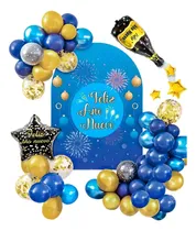 Comprar Xs Kit Balão Feliz Ano Novo Decoração Balão Pacote Azul
