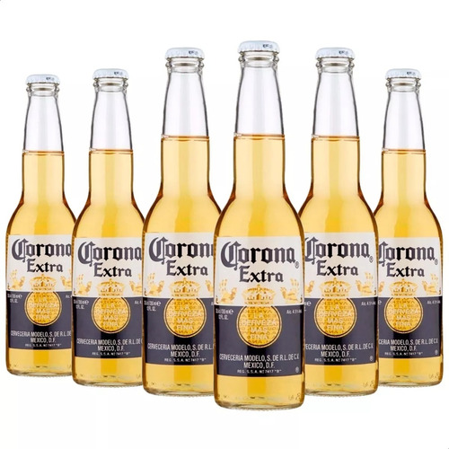 Cerveza Corona Porron 330cc X 6 Unidades