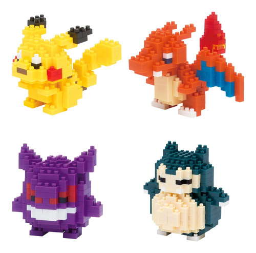 Nianblock Pokémon All -star Series Complete Set Of 4 Gengar,