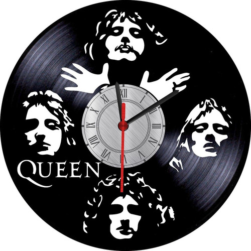 Reloj Disco Lp Queen Bandas De Musica Cantantes