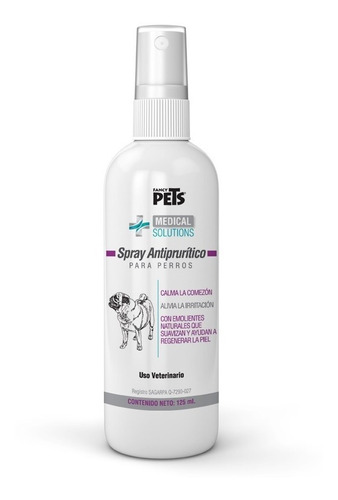 Spray Antipruritico Medical Solutions 125 Ml Perro Fl3925