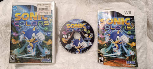 Sonic Colors Nintendo Wii Original 