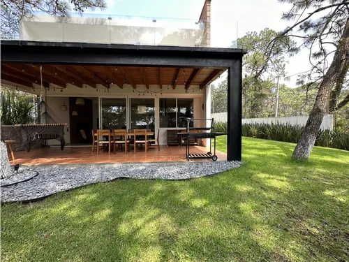 Casa En Renta En Condominio En Avandaro | Monte Alto | Amueblada