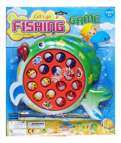 Fishing Game Juego De Pesca Magic 15 Peces 2 Cañas