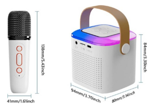 Parlante Alvoz Con Microfono Mini Karaoke Bluetooth