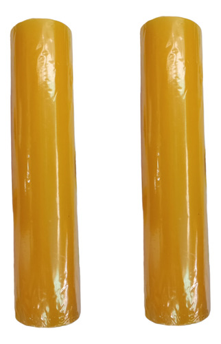2 Velones Color Amarillo