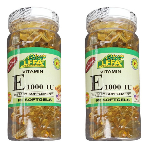 Vitamina E 1000 Iu X 2tarros - Unidad a $330