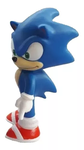 Coleção Boneco Action Figure Super Sonic Amarelo The Hedgehog 16cm