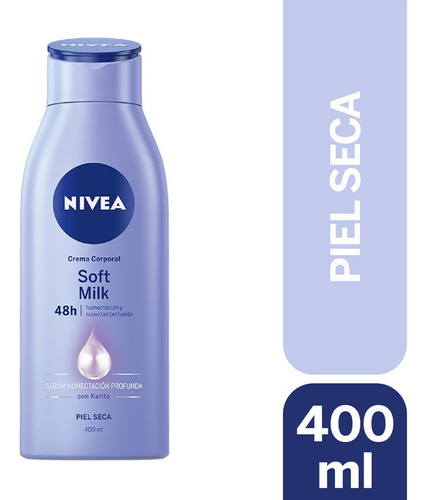 Crema Corporal Nivea Soft Milk Piel Seca 400ml