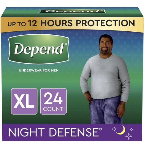 Depend Night Defense Ropa Interior Para Adultos Con Incontin