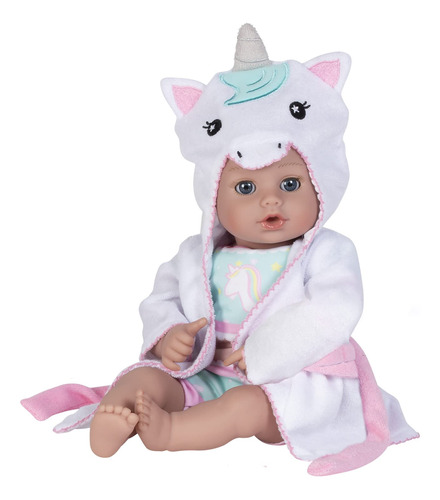 Adora Baby Bath Toy Unicorn, Muñeca De Tiempo De Baño De 13