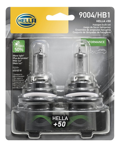 9004p50tb Twin Blister 50 Performance Bulb, 12v, 65/45w, Paq