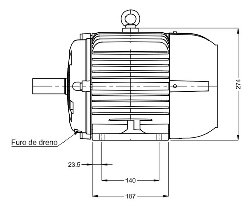 Motor Weg 10cv Trifásico 2 Polos W22 Ir3 Alta Rotação C/nf