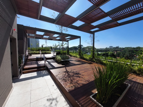Studio De 25m2 Moderno E Mobiliado Em Santo Amaro (são Paulo), A 400m Do Metro - Pronto Para Usar Ou Alugar