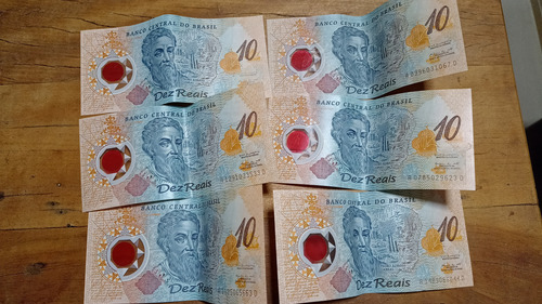 Cédula De 10 Reais Plastico Polímero Soberba