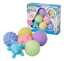 Comprar Pelotas Sensoriales De Baño Para Bebés Set X 6 Color Pastel
