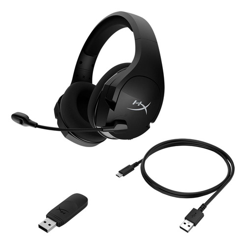 Imagen 7 de 7 de Audífonos gamer inalámbricos HyperX Cloud Stinger Core Wireless + 7.1 HHSS1C-BA negro