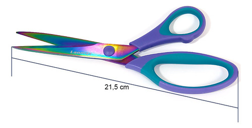 Lanmax Tesoura de Titanio 8.5" corte fino